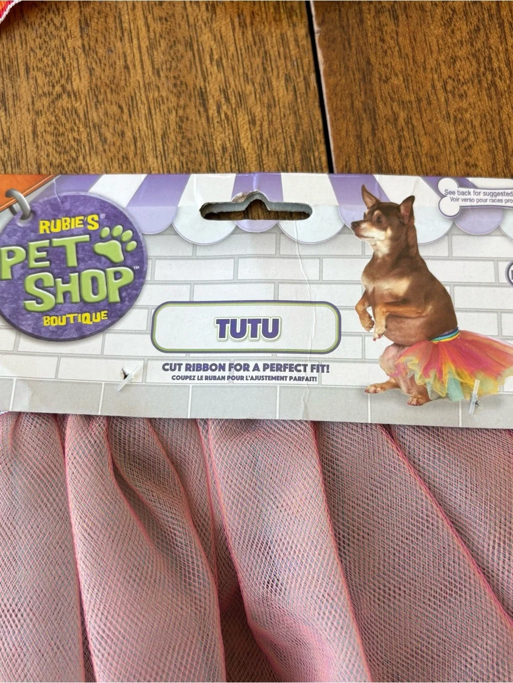 Rubie’s Pet Shop Boutique Rainbow Tutu – Size M/L